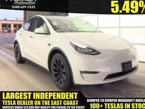 TESLA MODEL Y 2021 5YJYGDEE7MF179154 image